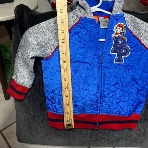 Paw Patrol Nickelodeon Zip Up Toddler Hoodie Jacket Size 3T - Picture 6 of 9